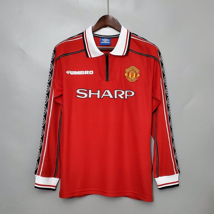 Manchester United 98/99 Home Retro Long Sleeve Jersey