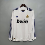 Real Madrid 10/11 Home Retro Long Sleeve Jersey