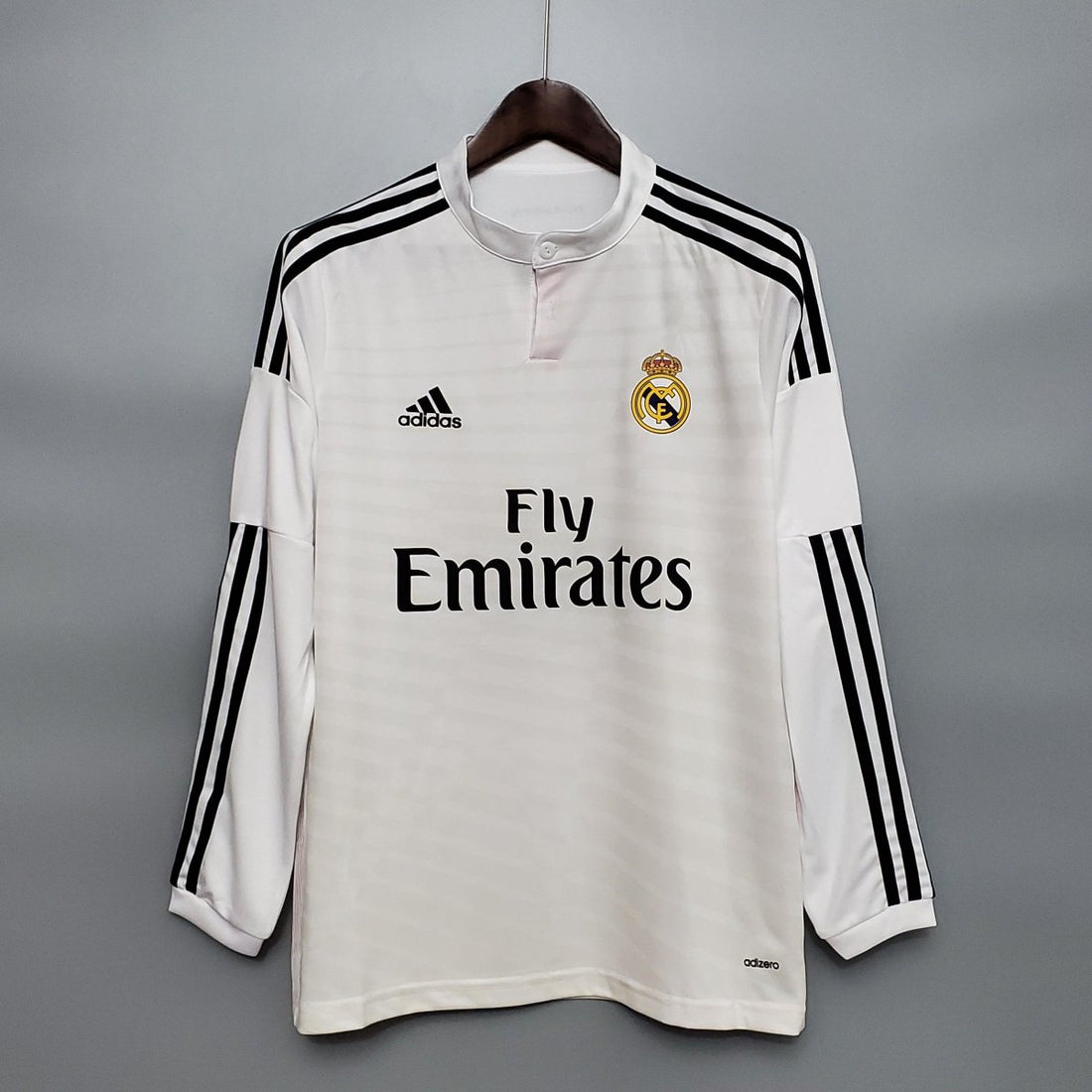 Real Madrid 14/15 Local Retro Manga Larga Camiseta