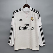 Real Madrid 14/15 Home Retro Long Sleeve Jersey