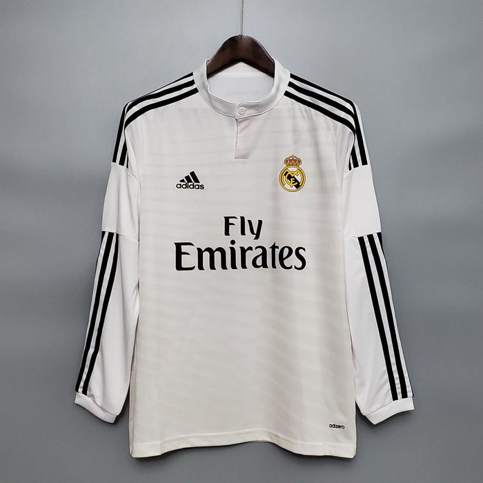 Real Madrid 14/15 Home Retro Long Sleeve Jersey