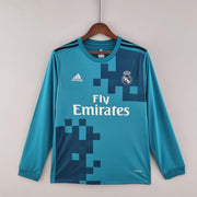 Real Madrid 17/18 Home Retro Long Sleeve Jersey