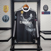 Real Madrid 2014 Home Retro Long Sleeve Jersey