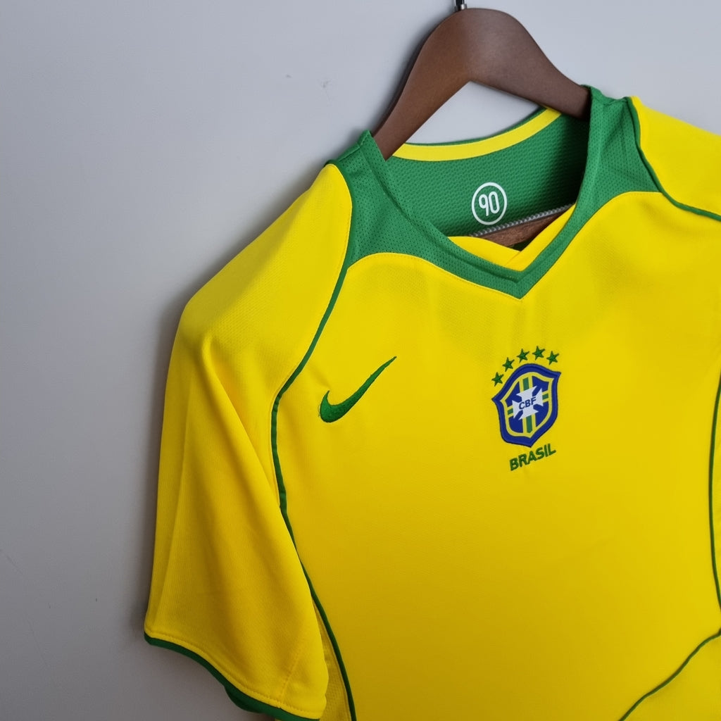 Brazil 2004 Home Retro Jersey