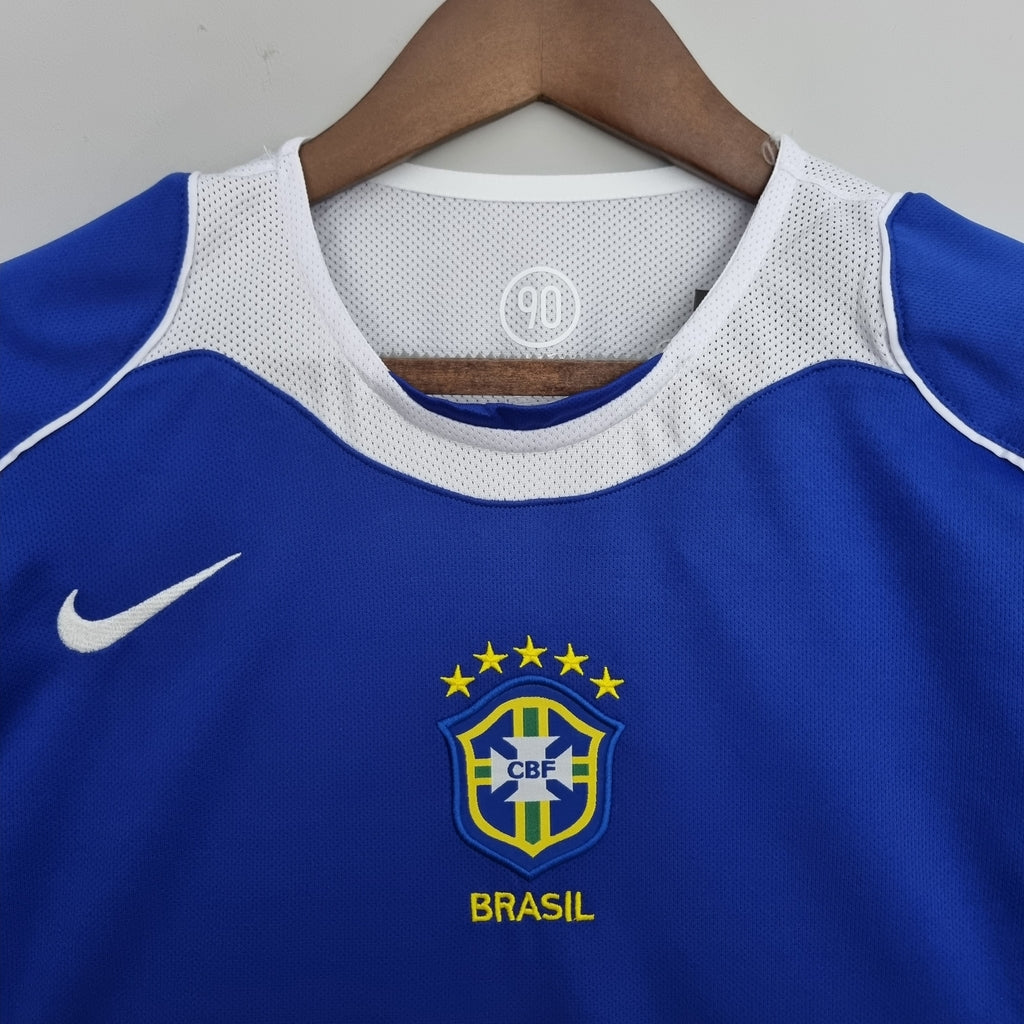 Brazil 2004 Away Retro Jersey