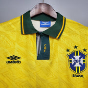 Brazil 91/93 Home Retro Jersey