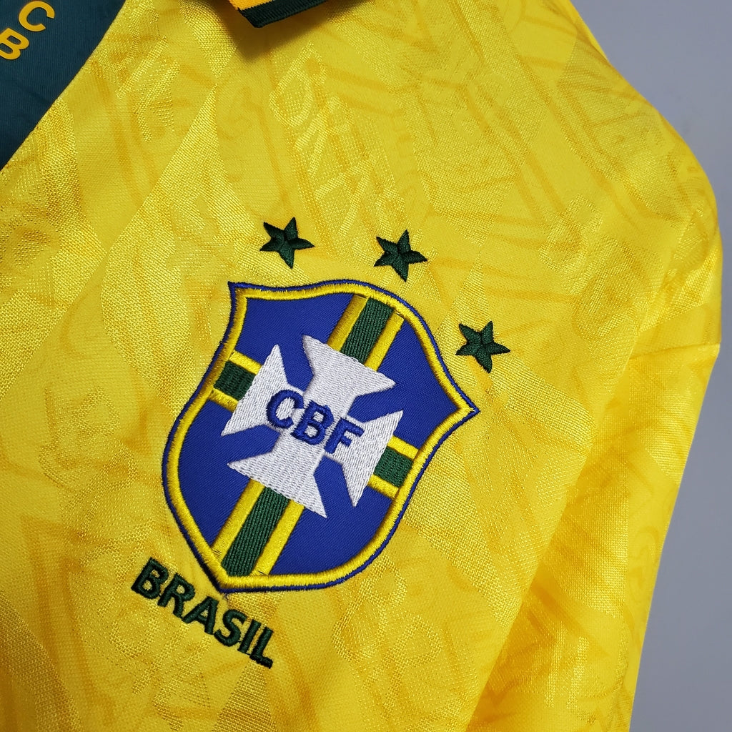 Brazil 91/93 Home Retro Jersey