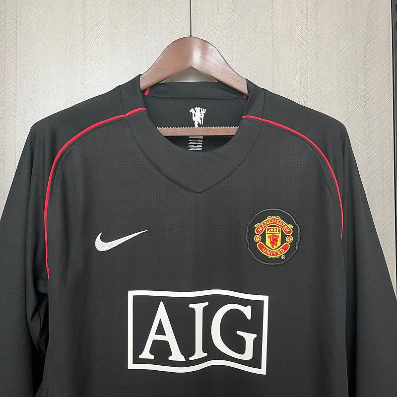 Manchester United 2007 Away Retro Long Sleeve Jersey