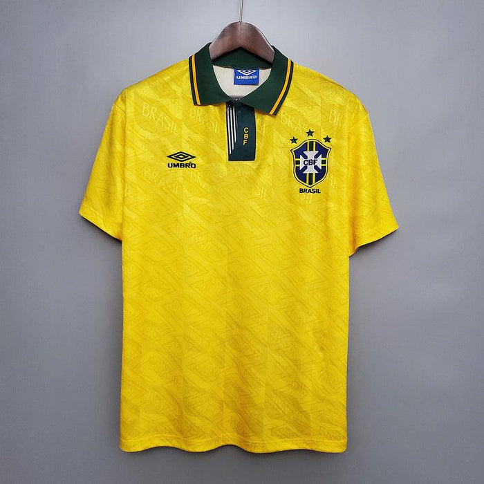 Brazil 91/93 Home Retro Jersey