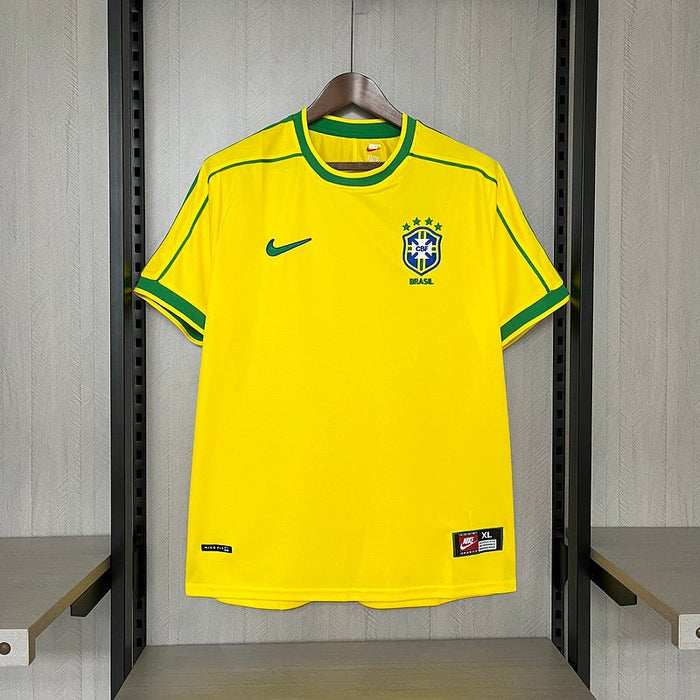 Brazil 1998 Home Retro Jersey