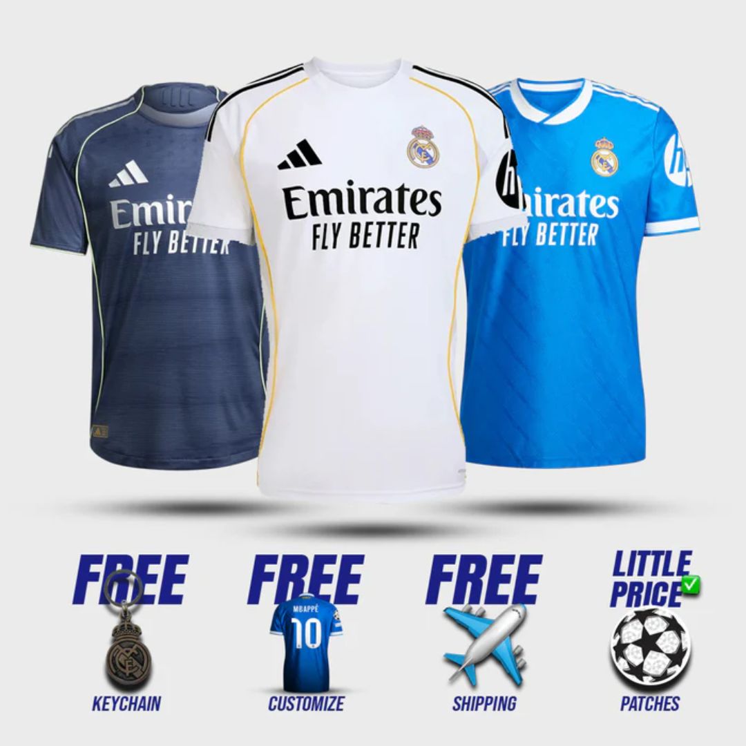 Real Madrid Local Visitante Tercera 2025/26 Pack