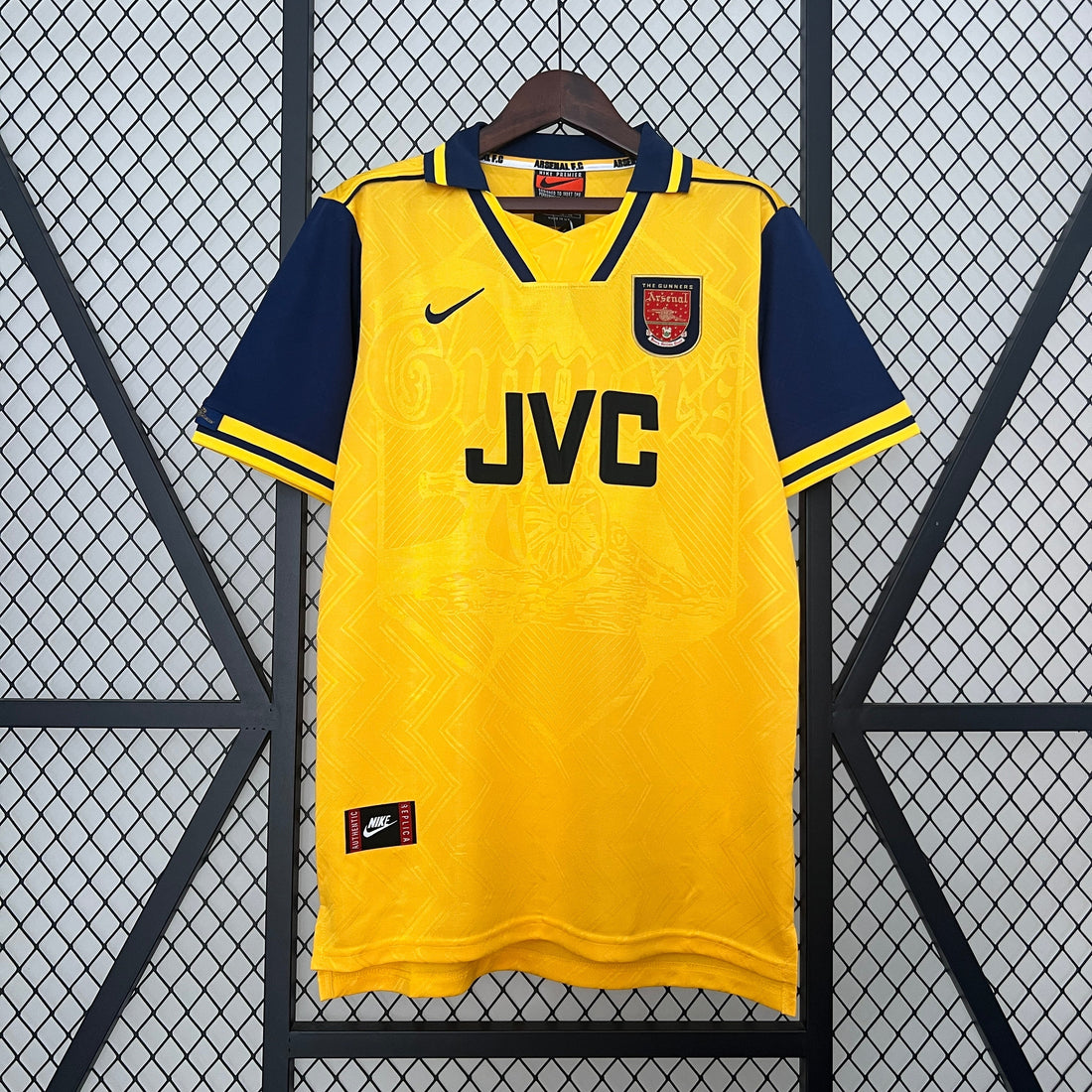 Arsenal 96/97 Visitante Retro Camiseta