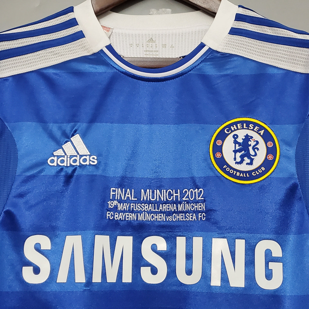 Chelsea 2011/12 Home Retro Jersey Champions League Final