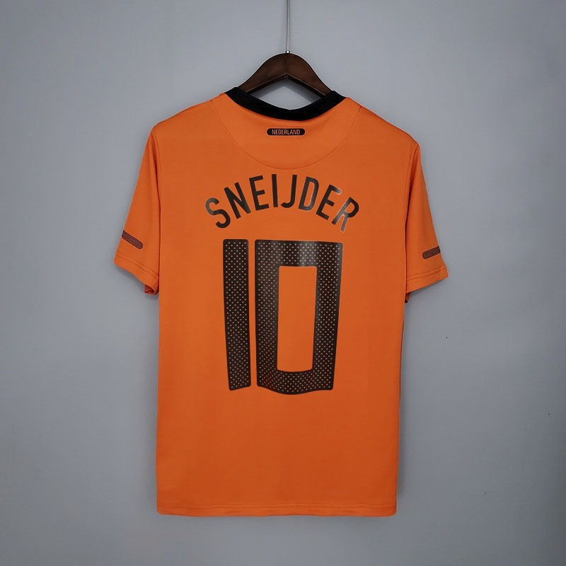 Netherlands 2010 Home Retro Jersey