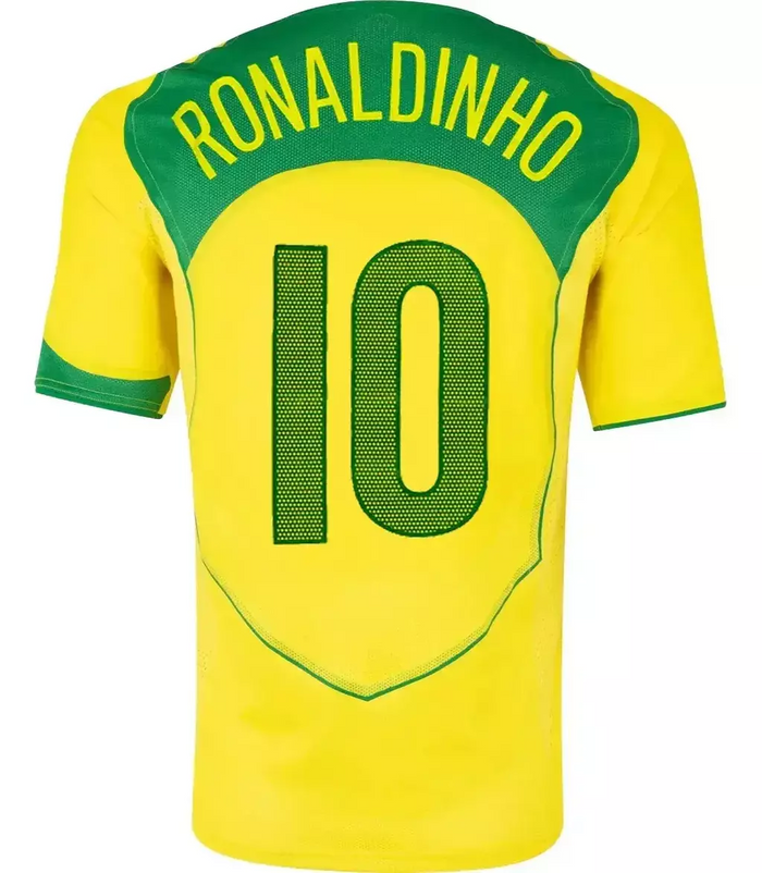 Brazil 2004 Home Retro Jersey