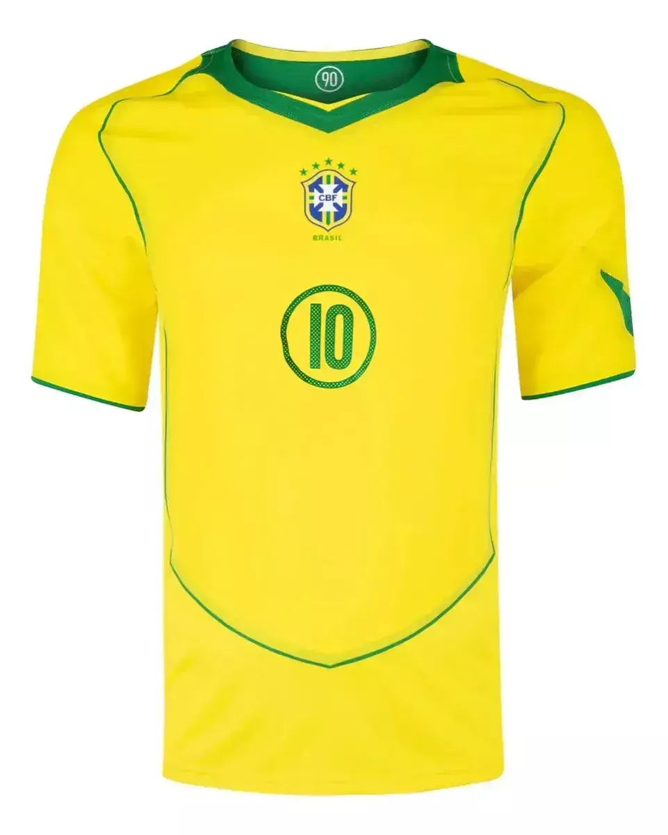 Brazil 2004 Home Retro Jersey