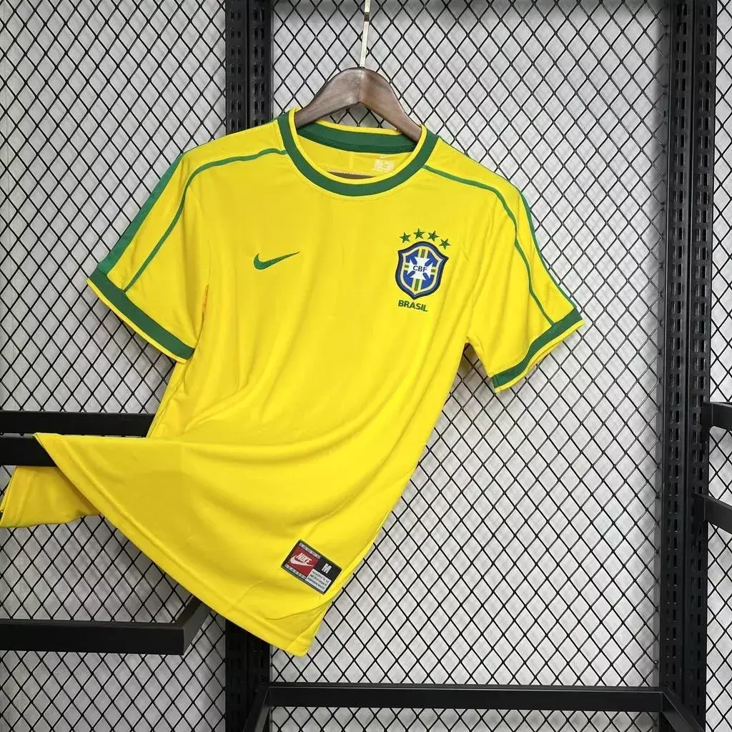 Brasil 1998 Local Retro Camiseta