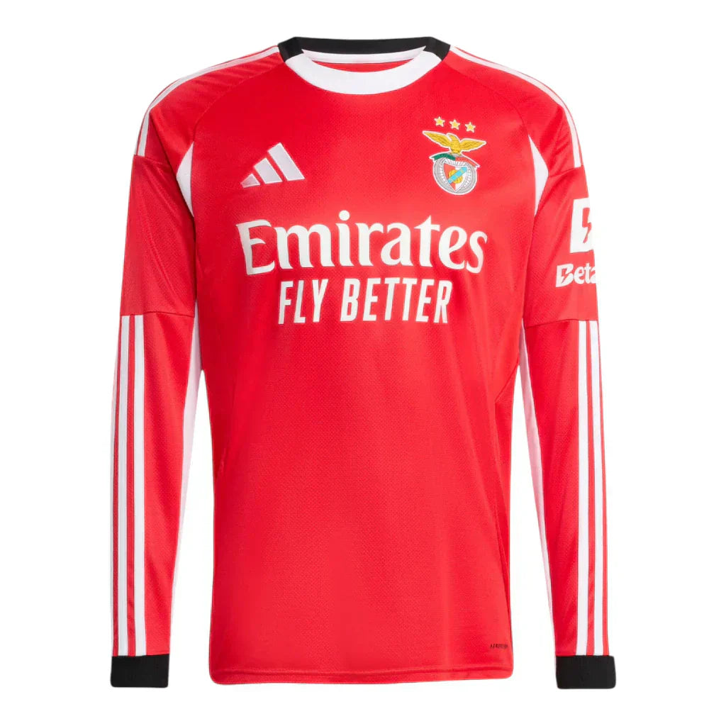 Benfica 25/26 Home Long Sleeve Jersey