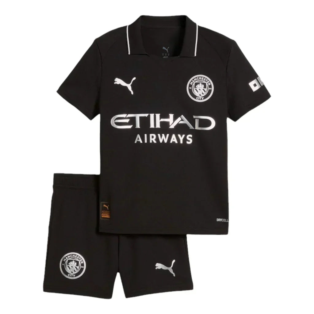 Manchester City 25/26 Away Kids Kit