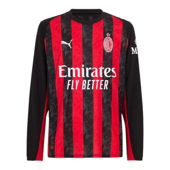 AC Milan 25/26 Home Long Sleeve Jersey