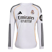 Real Madrid 25/26 Home Long Sleeve Jersey
