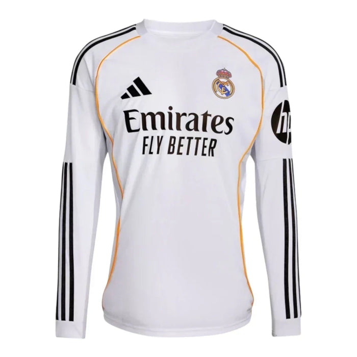 Real Madrid 25/26 Home Long Sleeve Jersey