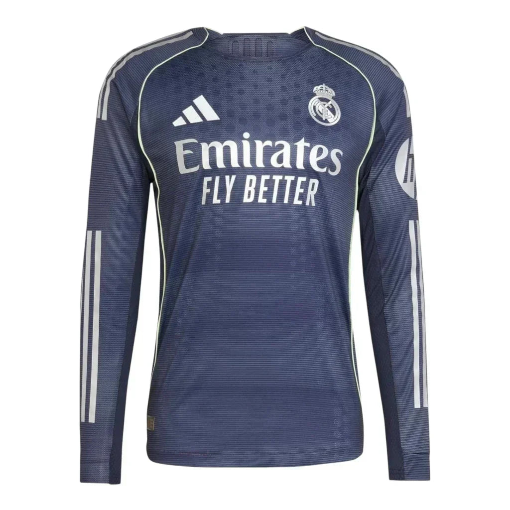 Real Madrid 25/26 Away Long Sleeve Jersey