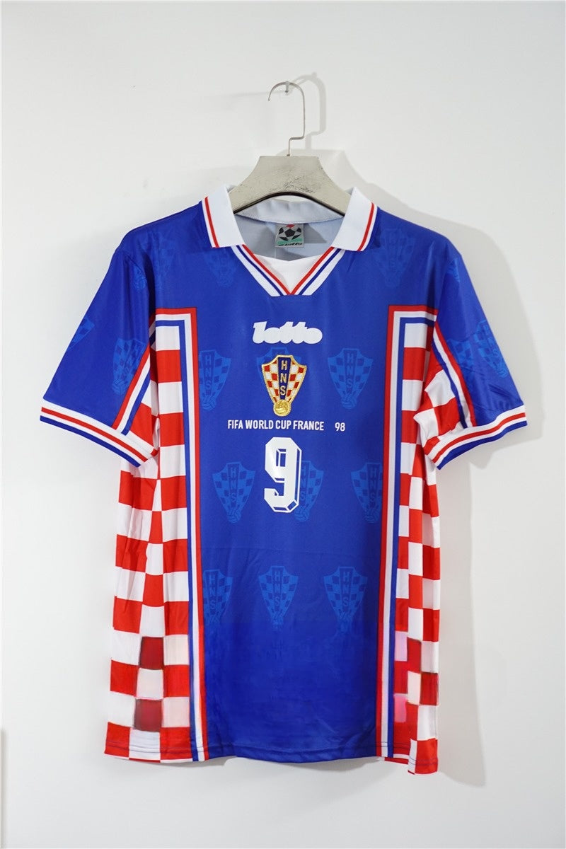 Croatia 1998 Away Retro Jersey