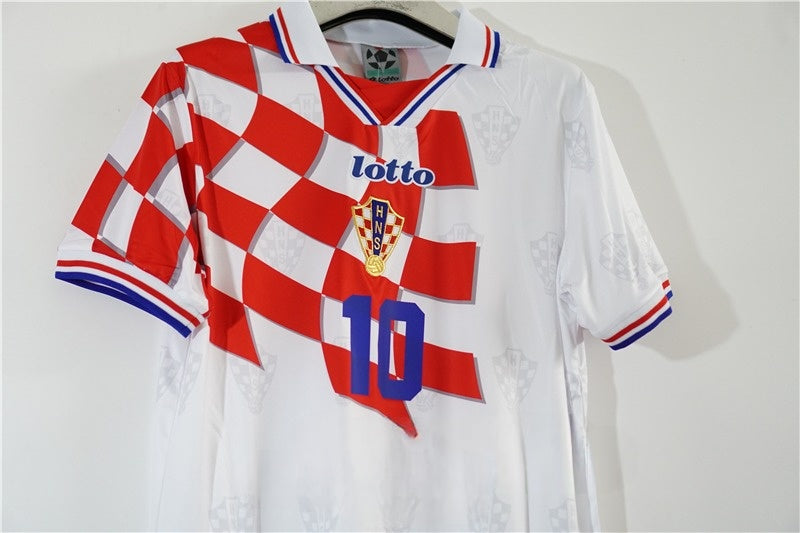 Croatia 1998 Home Retro Jersey